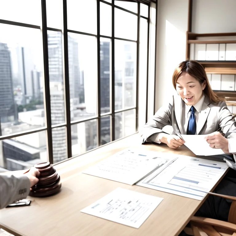 不動産契約書に目を通す専門家